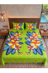 Hand Painted Rayon Bedsheet Set King Size Hand Painted Rayon Bedsheet Set King Size